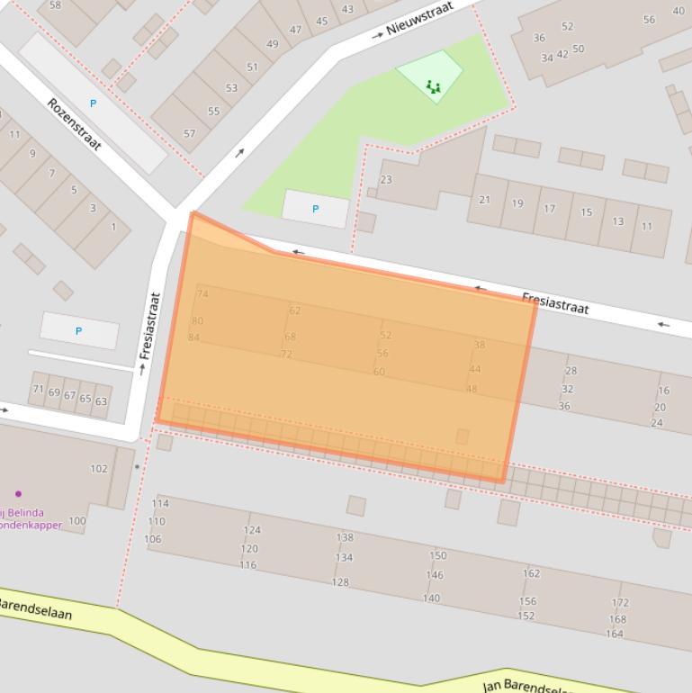 Kaart van postcodegebied 2685XL.