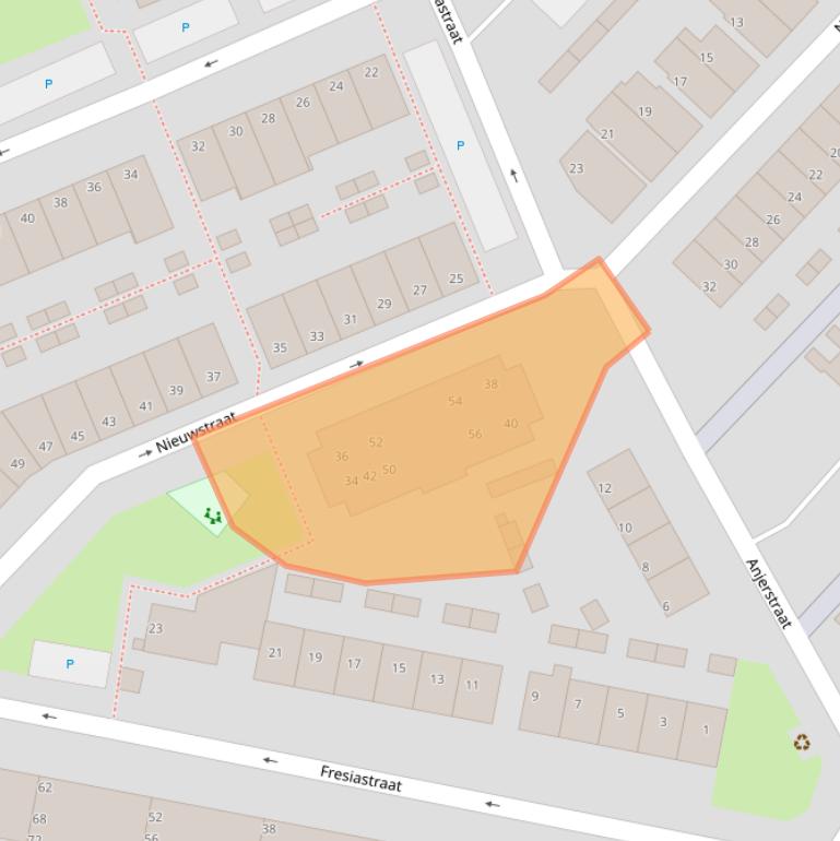 Kaart van postcodegebied 2685XR.