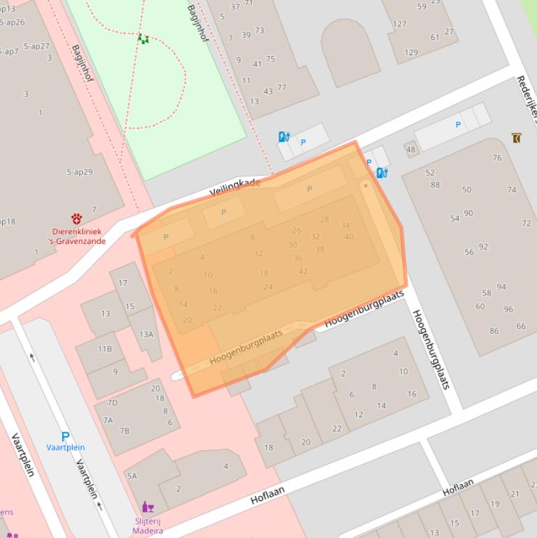 Kaart van postcodegebied 2691AH.