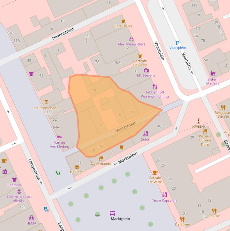 Kaart van postcodegebied 2691AK.