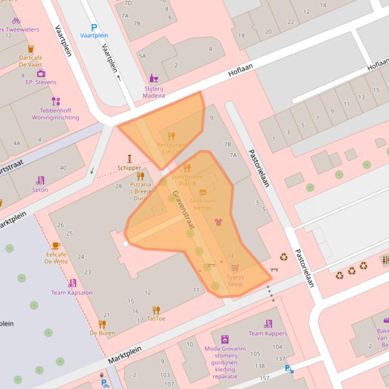 Kaart van postcodegebied 2691AL.