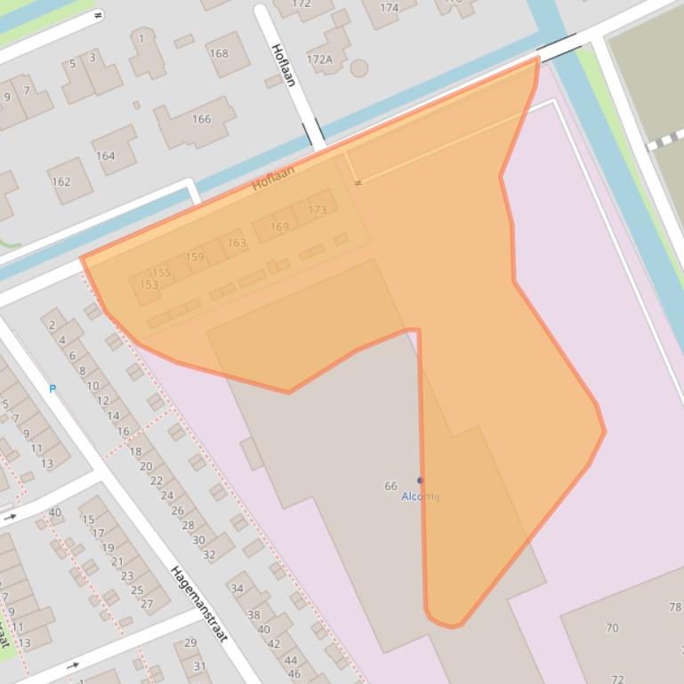 Kaart van postcodegebied 2691AS.