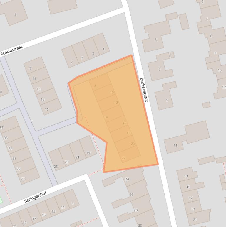 Kaart van postcodegebied 2691CT.