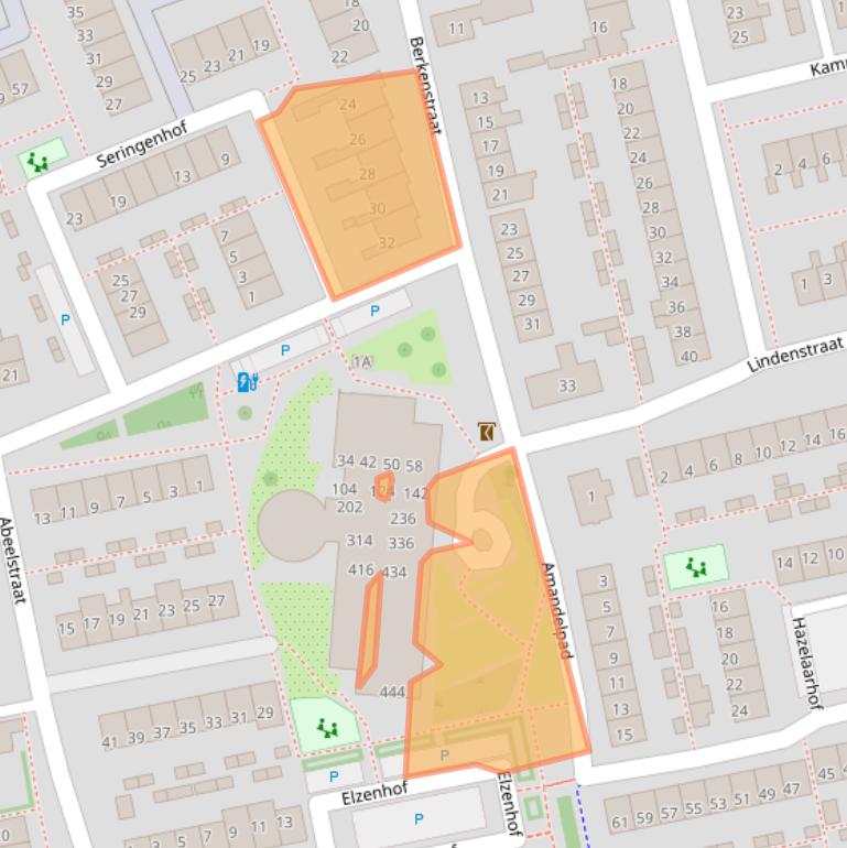 Kaart van postcodegebied 2691CV.