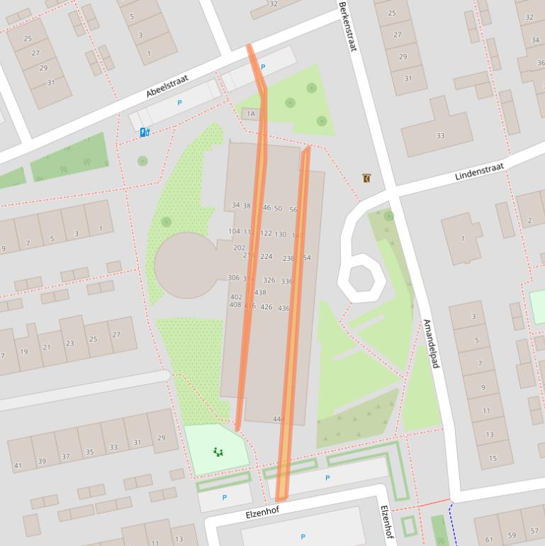 Kaart van postcodegebied 2691CX.