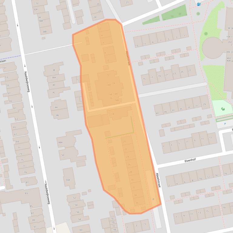 Kaart van postcodegebied 2691DH.