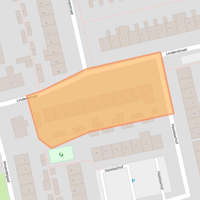 Kaart van postcodegebied 2691DR.