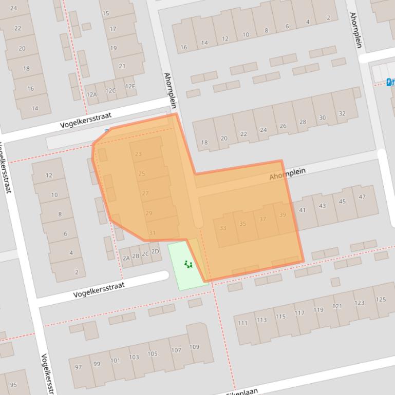 Kaart van postcodegebied 2691EM.