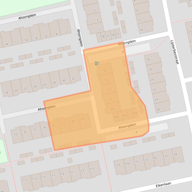 Kaart van postcodegebied 2691EN.