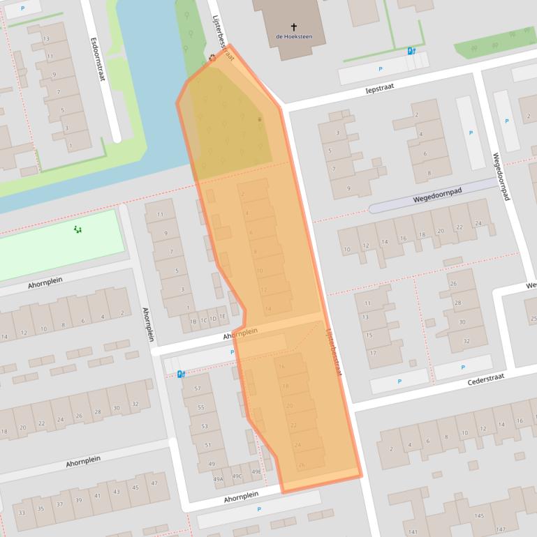 Kaart van postcodegebied 2691ES.