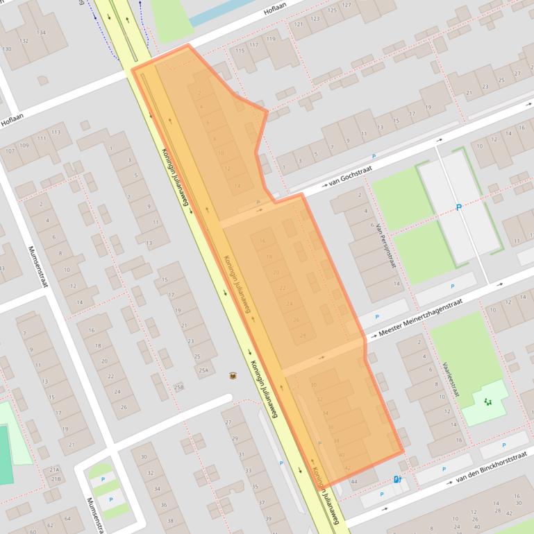 Kaart van postcodegebied 2691GD.