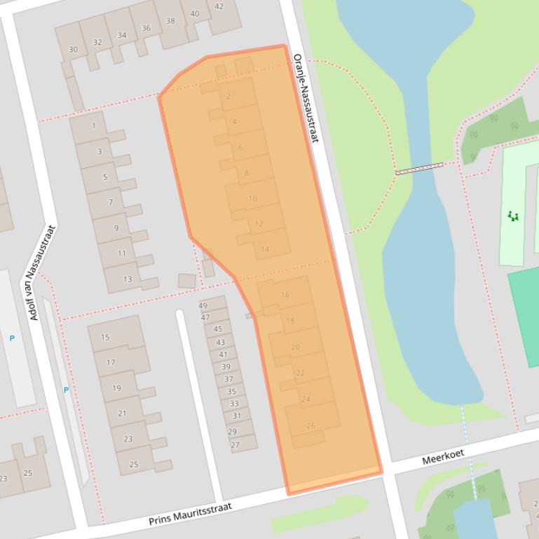 Kaart van postcodegebied 2691GK.