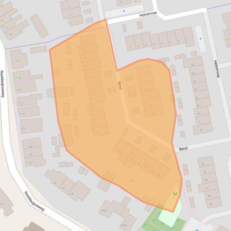 Kaart van postcodegebied 2691HD.