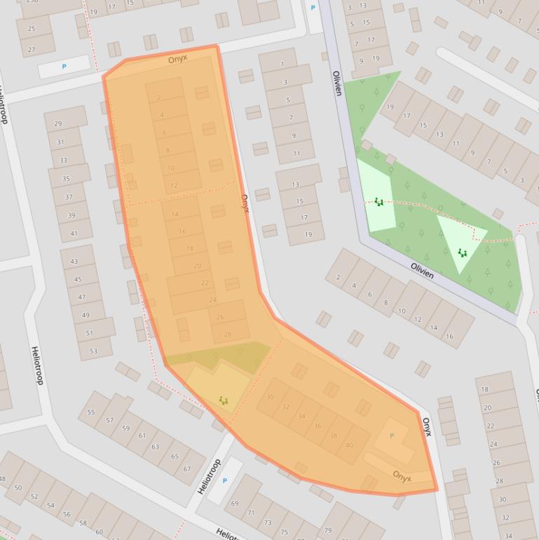 Kaart van postcodegebied 2691HM.