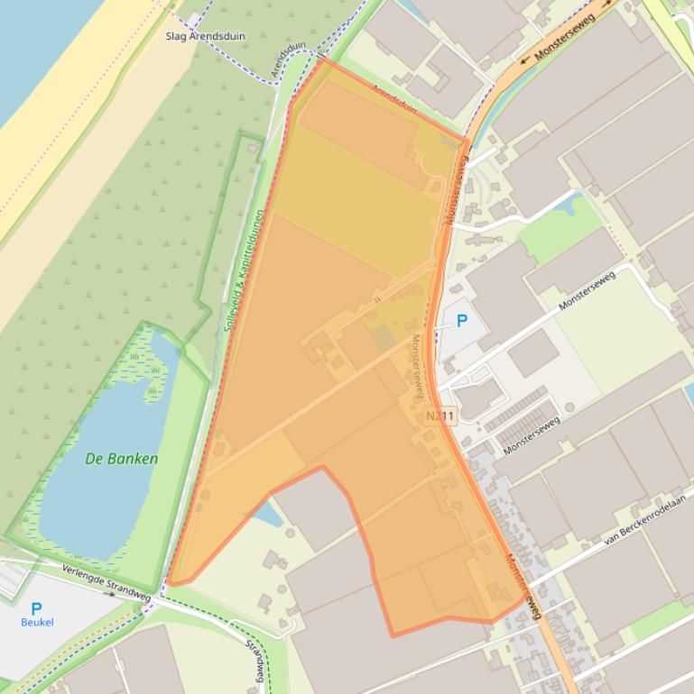 Kaart van postcodegebied 2691JJ.