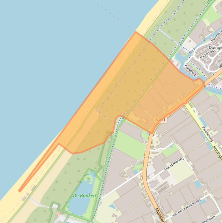 Kaart van postcodegebied 2691JK.