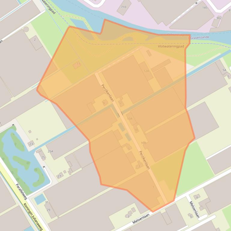 Kaart van postcodegebied 2691JP.