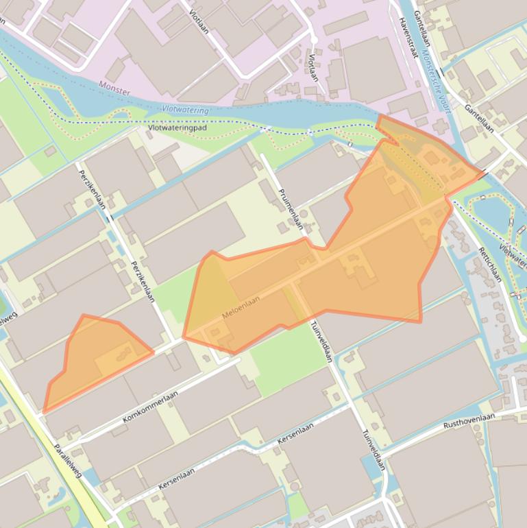 Kaart van postcodegebied 2691JS.