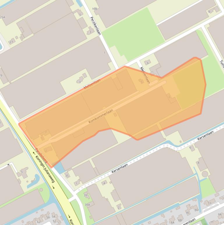 Kaart van postcodegebied 2691JV.