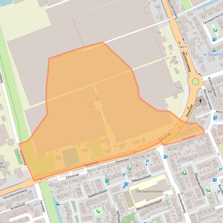 Kaart van postcodegebied 2691KA.