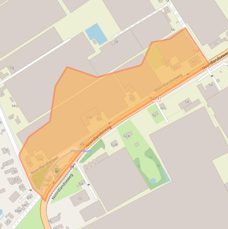 Kaart van postcodegebied 2691KH.