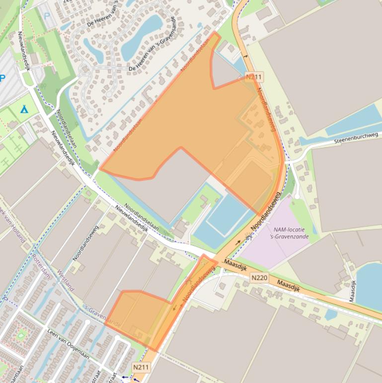 Kaart van postcodegebied 2691KK.