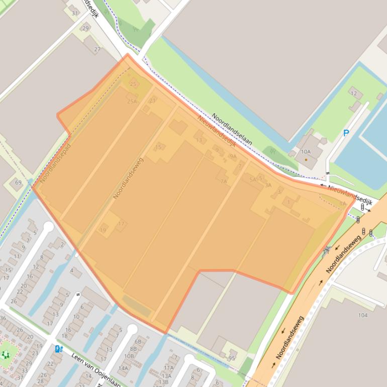 Kaart van postcodegebied 2691KT.