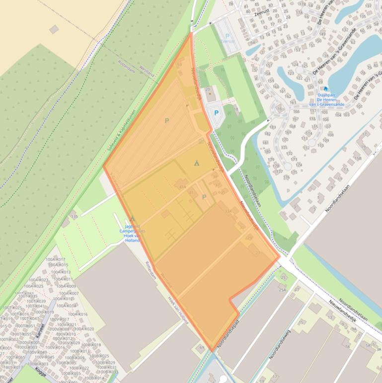 Kaart van postcodegebied 2691KV.