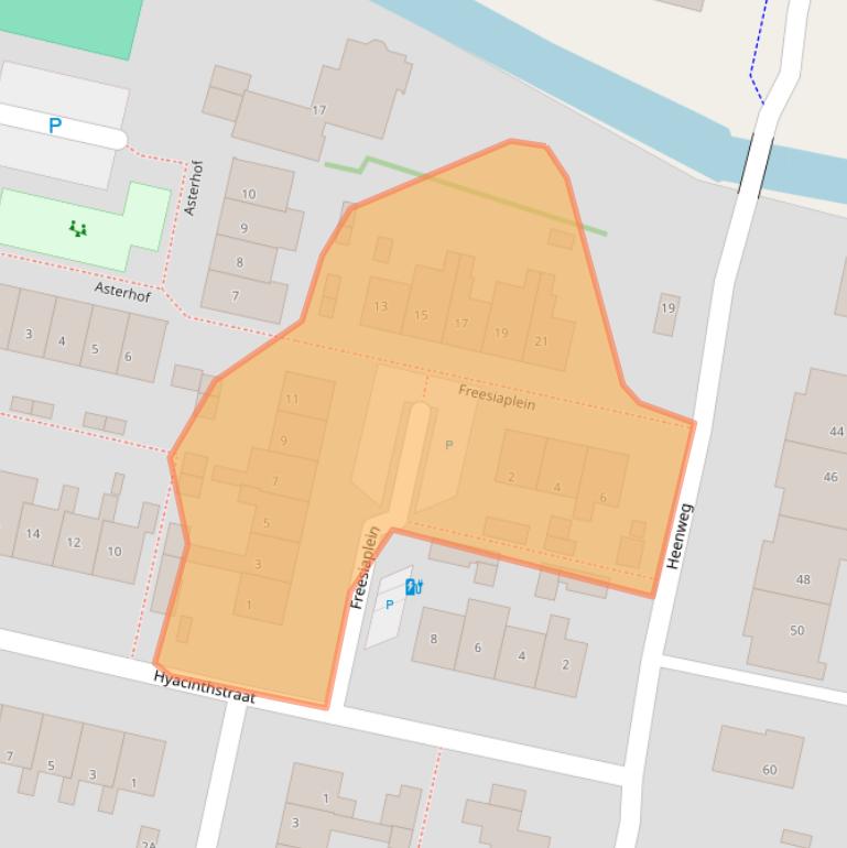 Kaart van postcodegebied 2691LJ.