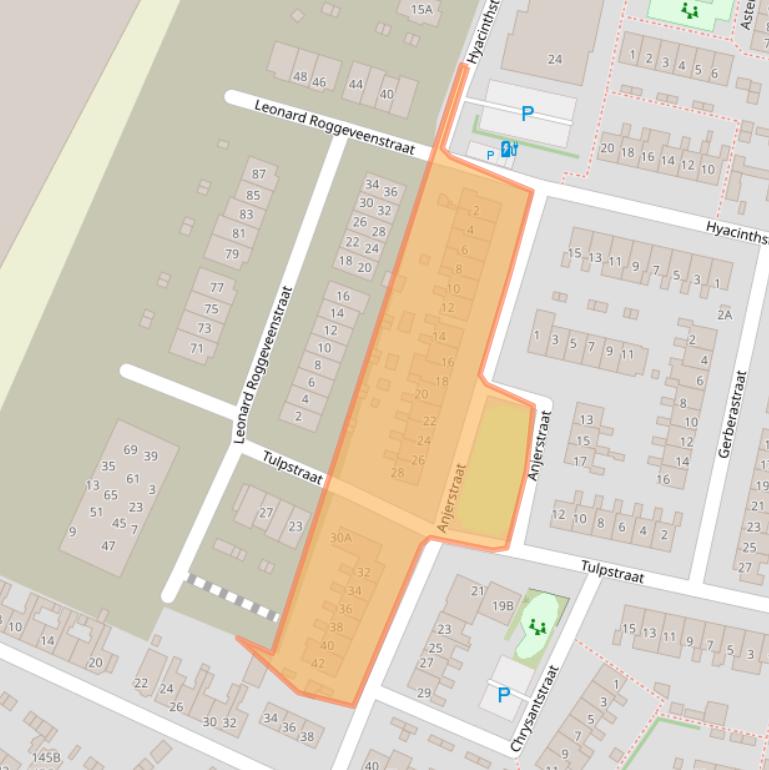 Kaart van postcodegebied 2691LM.