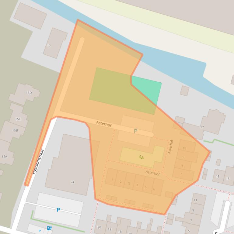 Kaart van postcodegebied 2691LZ.