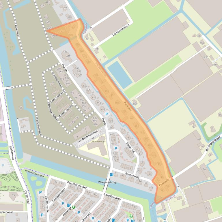 Kaart van postcodegebied 2691ME.