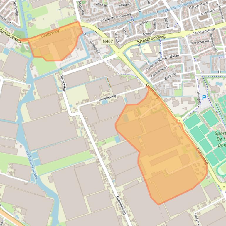 Kaart van postcodegebied 2691MG.