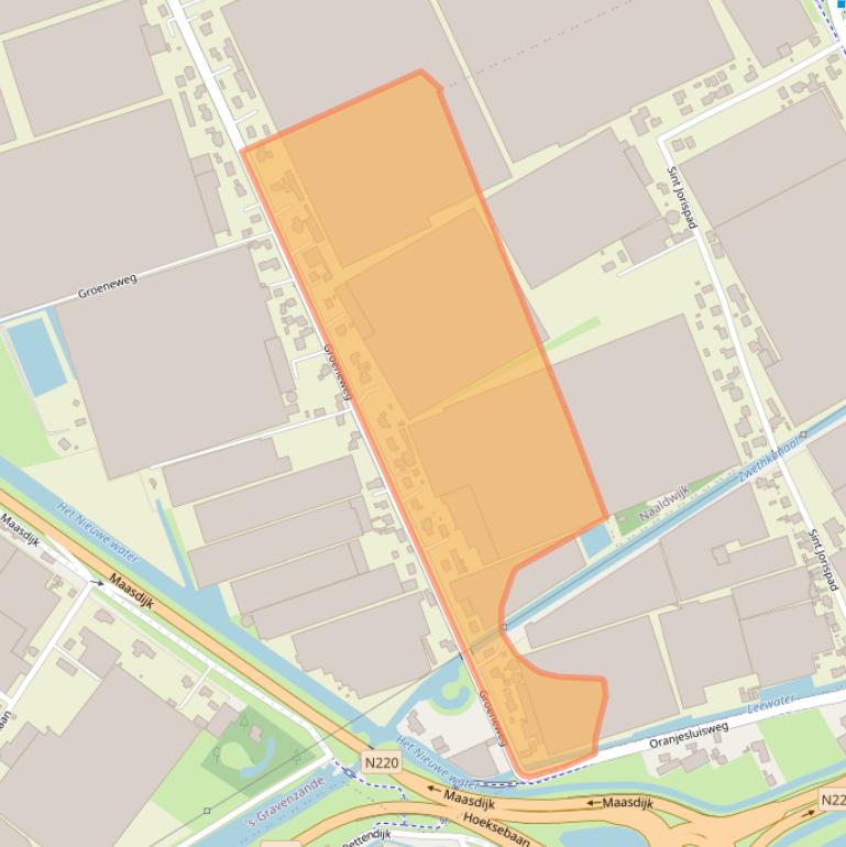 Kaart van postcodegebied 2691MR.