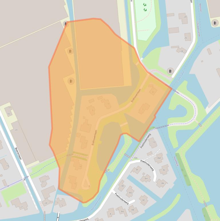 Kaart van postcodegebied 2691MX.