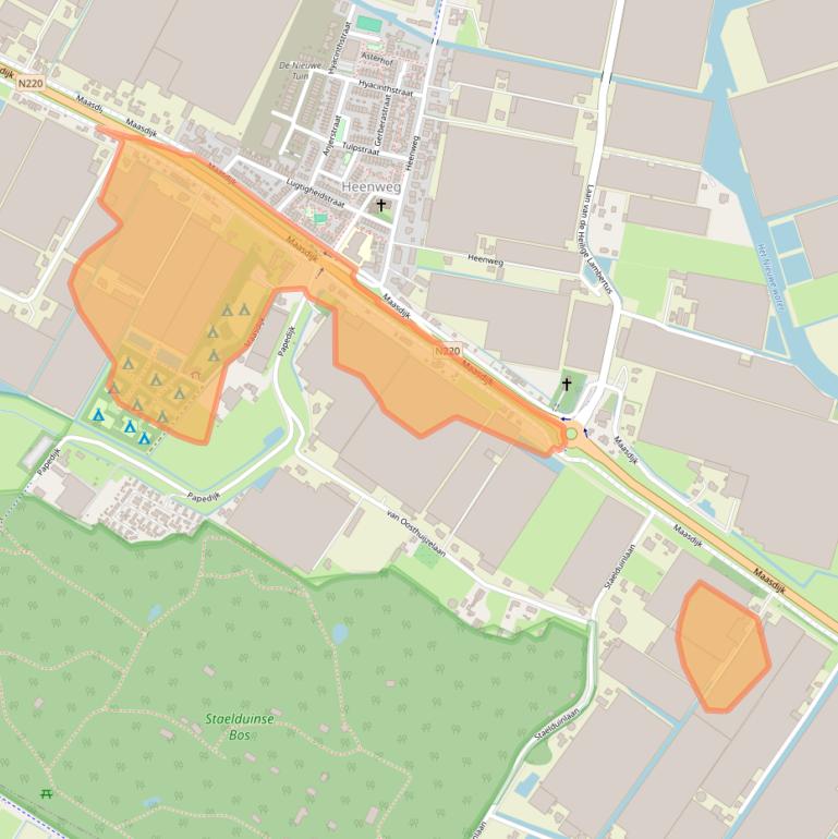 Kaart van postcodegebied 2691NX.