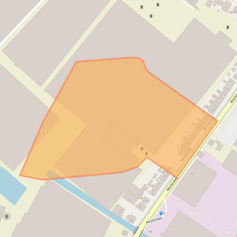 Kaart van postcodegebied 2691PN.