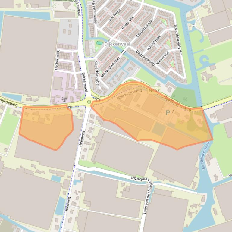 Kaart van postcodegebied 2691PV.