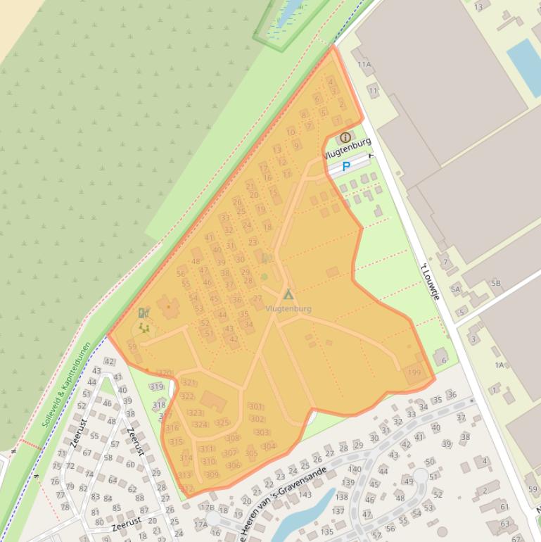 Kaart van postcodegebied 2691SG.