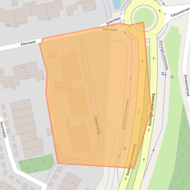 Kaart van postcodegebied 2691SK.