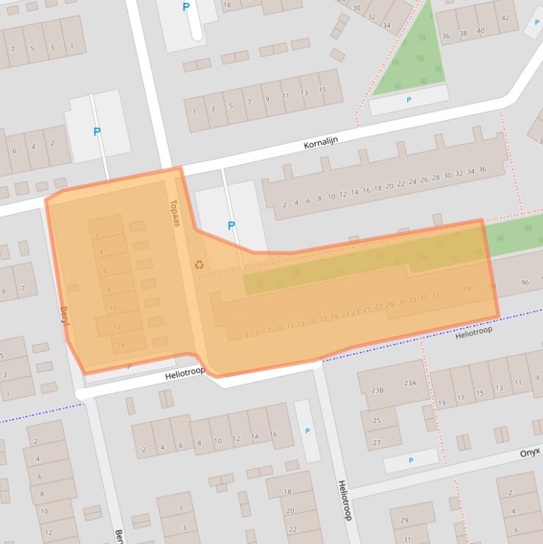 Kaart van postcodegebied 2691SR.