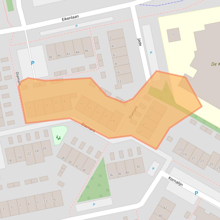 Kaart van postcodegebied 2691ST.