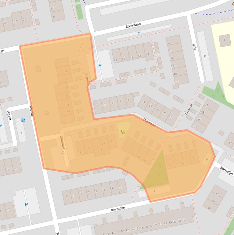 Kaart van postcodegebied 2691SV.