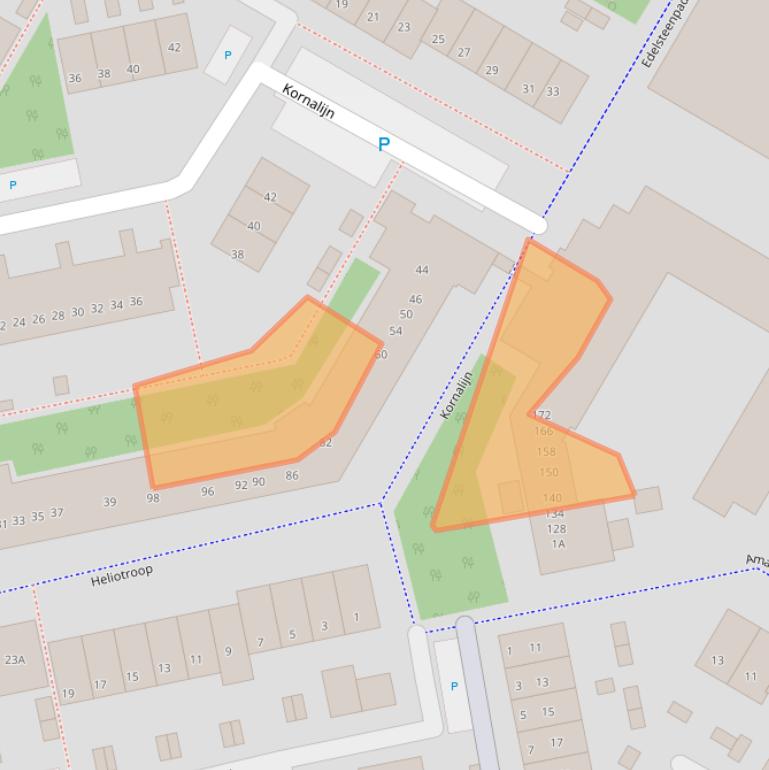 Kaart van postcodegebied 2691TB.