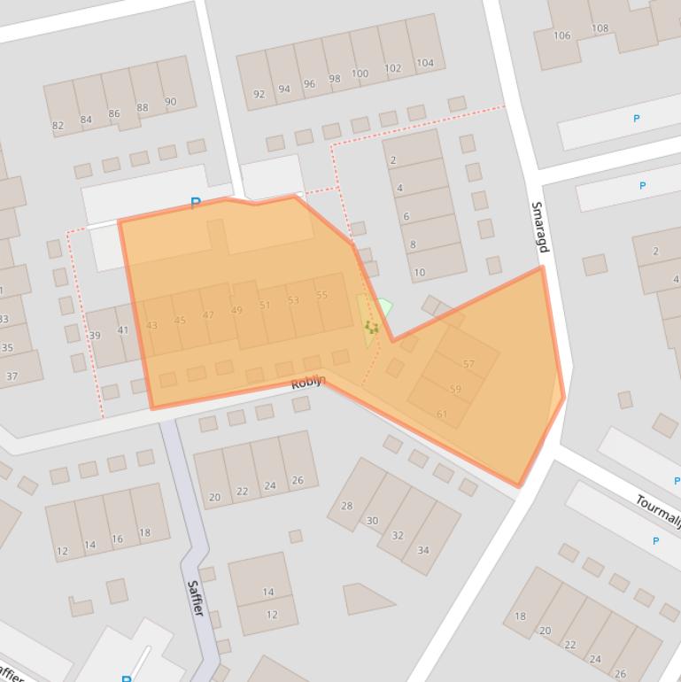 Kaart van postcodegebied 2691TH.