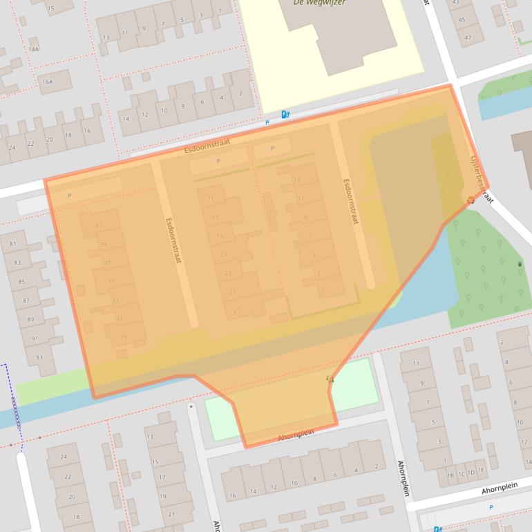 Kaart van postcodegebied 2691VG.