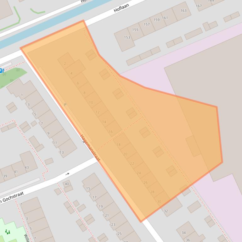 Kaart van postcodegebied 2691WP.