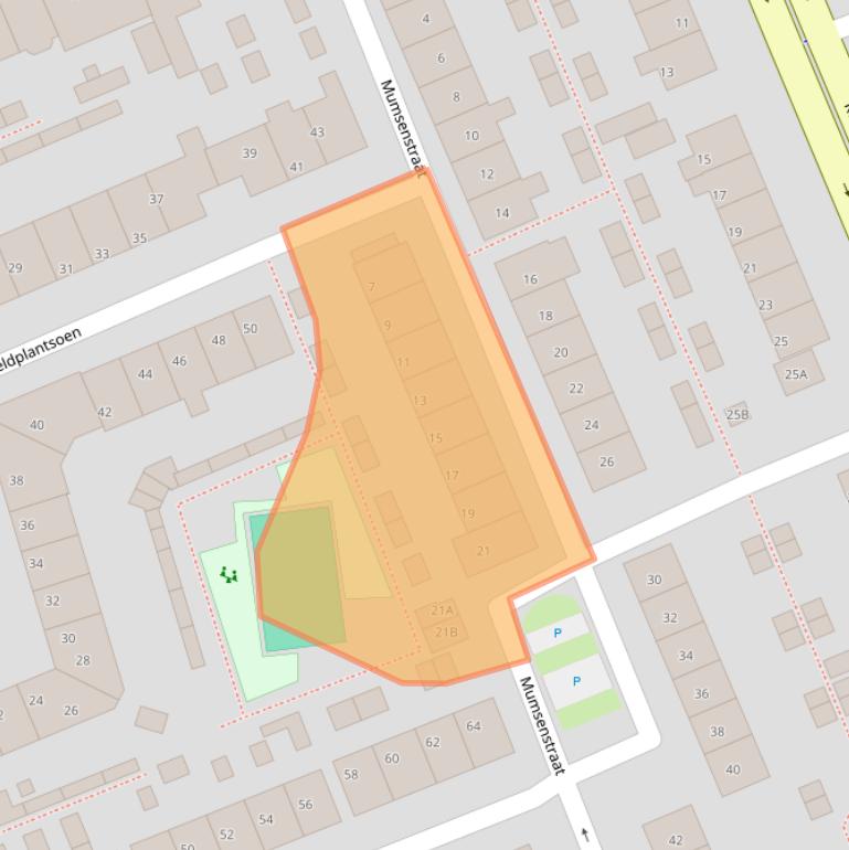Kaart van postcodegebied 2691XT.