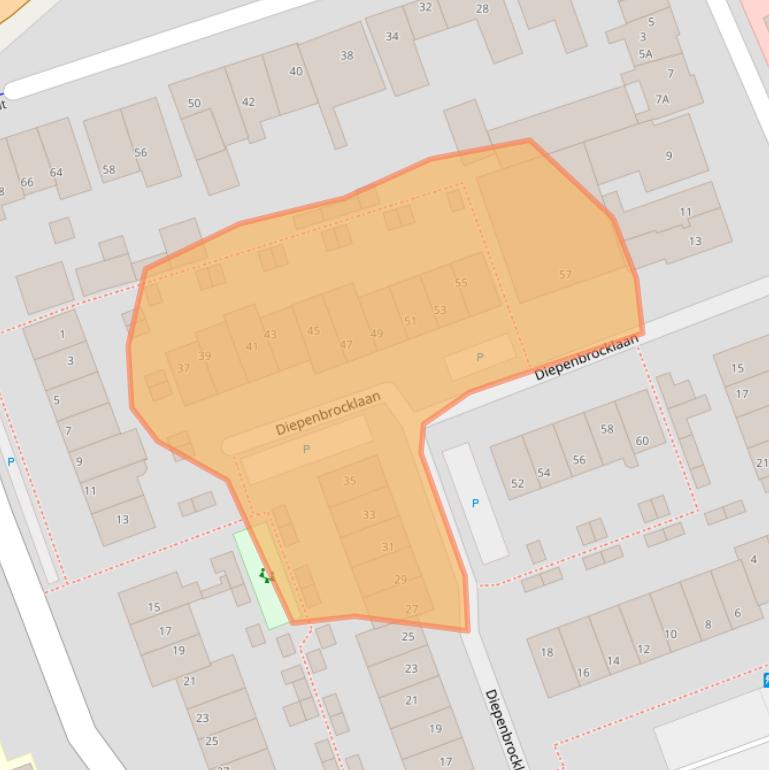 Kaart van postcodegebied 2692AL.