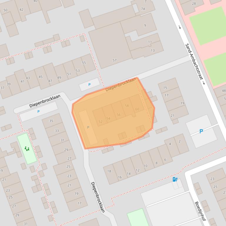 Kaart van postcodegebied 2692AP.